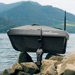 Rippton CatchX Black Samurai Bait Boat + Carry Bag