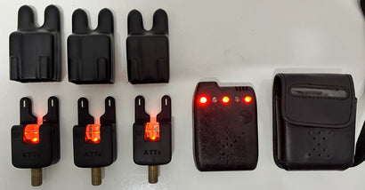ATTS i.W Bite Alarms Orange + Isotopes X3 + ATTX V2 Receiver