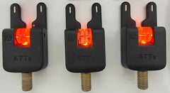 ATTS i.W Bite Alarms Orange + Isotopes X3 + ATTX V2 Receiver