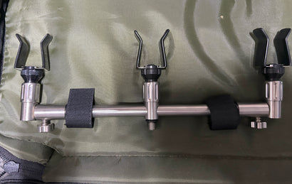 Summit Tackle Colosseum SS Pod Kit 3 Rod Adjustable + Solar Black Lite Back Rests