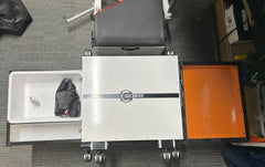 Octbox MK24 Ultralight Seatbox + Std Baitwaiter Swivel Tray + Lid + Umbrella *Ex-Display*