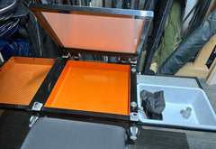 Octbox MK24 Ultralight Seatbox + Std Baitwaiter Swivel Tray + Lid + Umbrella *Ex-Display*