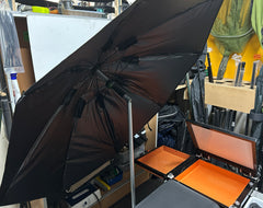 Octbox MK24 Ultralight Seatbox + Std Baitwaiter Swivel Tray + Lid + Umbrella *Ex-Display*