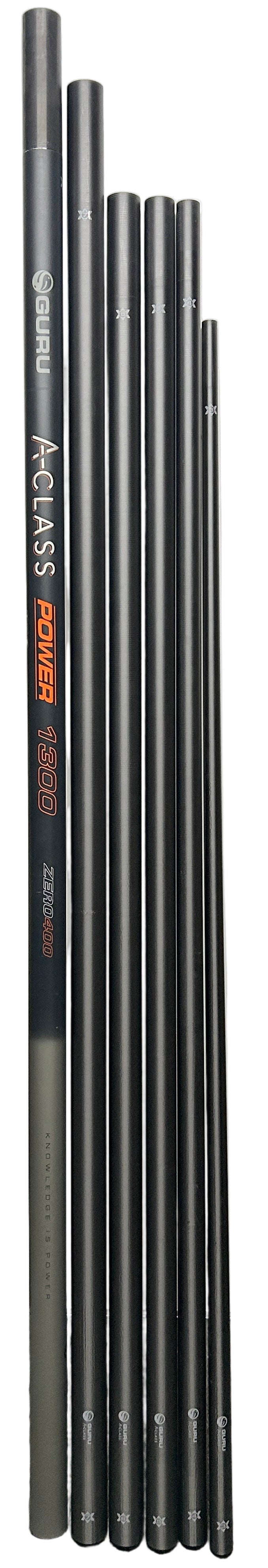 Guru A-Class Power 1300 Zero400 Pole 13m Power Pack + Extra Tops