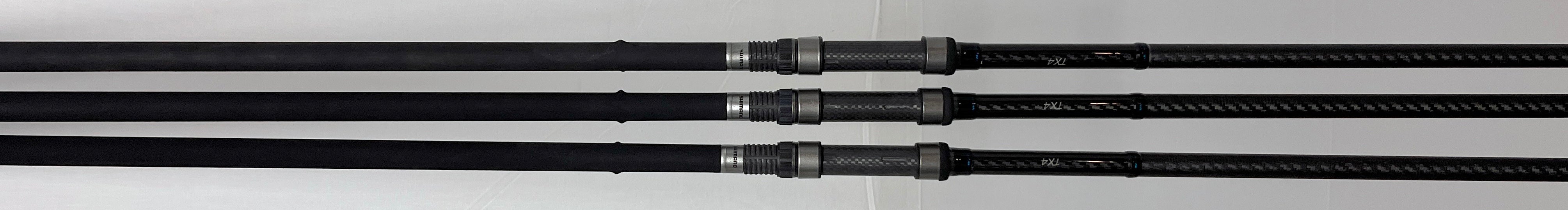 Shimano TX4 Specimen 12ft Intensity Carp Rods X3 *Ex-Display*