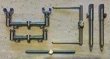 JAG 316 Stainless 2 Rod Adjustable Buzzbars + Banksticks + Lockdowns Set