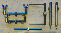 JAG 316 Stainless 2 Rod Adjustable Buzzbars + Banksticks + Lockdowns Set