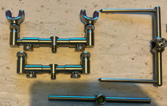 JAG 316 Stainless 2 Rod Adjustable Buzzbars + Banksticks + Lockdowns Set