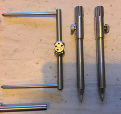 JAG 316 Stainless 2 Rod Adjustable Buzzbars + Banksticks + Lockdowns Set