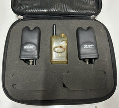 Delkim TXi Plus Bite Alarms Purple X2 + RX Pro Plus Receiver + Case