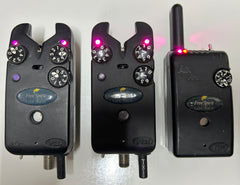 Delkim TXi Plus Bite Alarms Purple X2 + RX Pro Plus Receiver + Case
