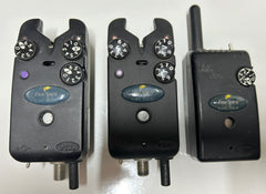 Delkim TXi Plus Bite Alarms Purple X2 + RX Pro Plus Receiver + Case