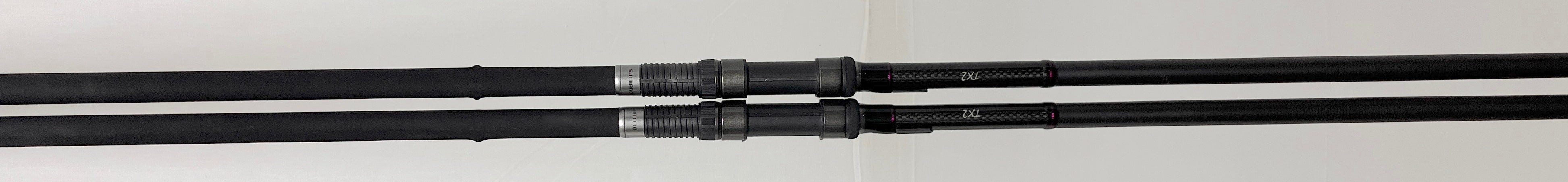 Shimano TX2 Specimen 12ft 3.25lb Carp Rods X2
