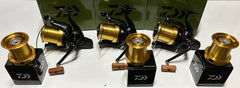 Daiwa Emblem 45 SCW QD-OT Reels + Boxes & Spare Spools X3 *Ex-Display*