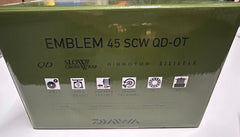 Daiwa Emblem 45 SCW QD-OT Reels + Boxes & Spare Spools X3 *Ex-Display*