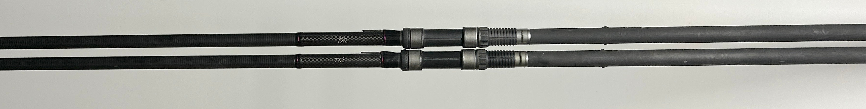 Shimano TX2 Specimen 12ft 3.00lb Carp Rods X2