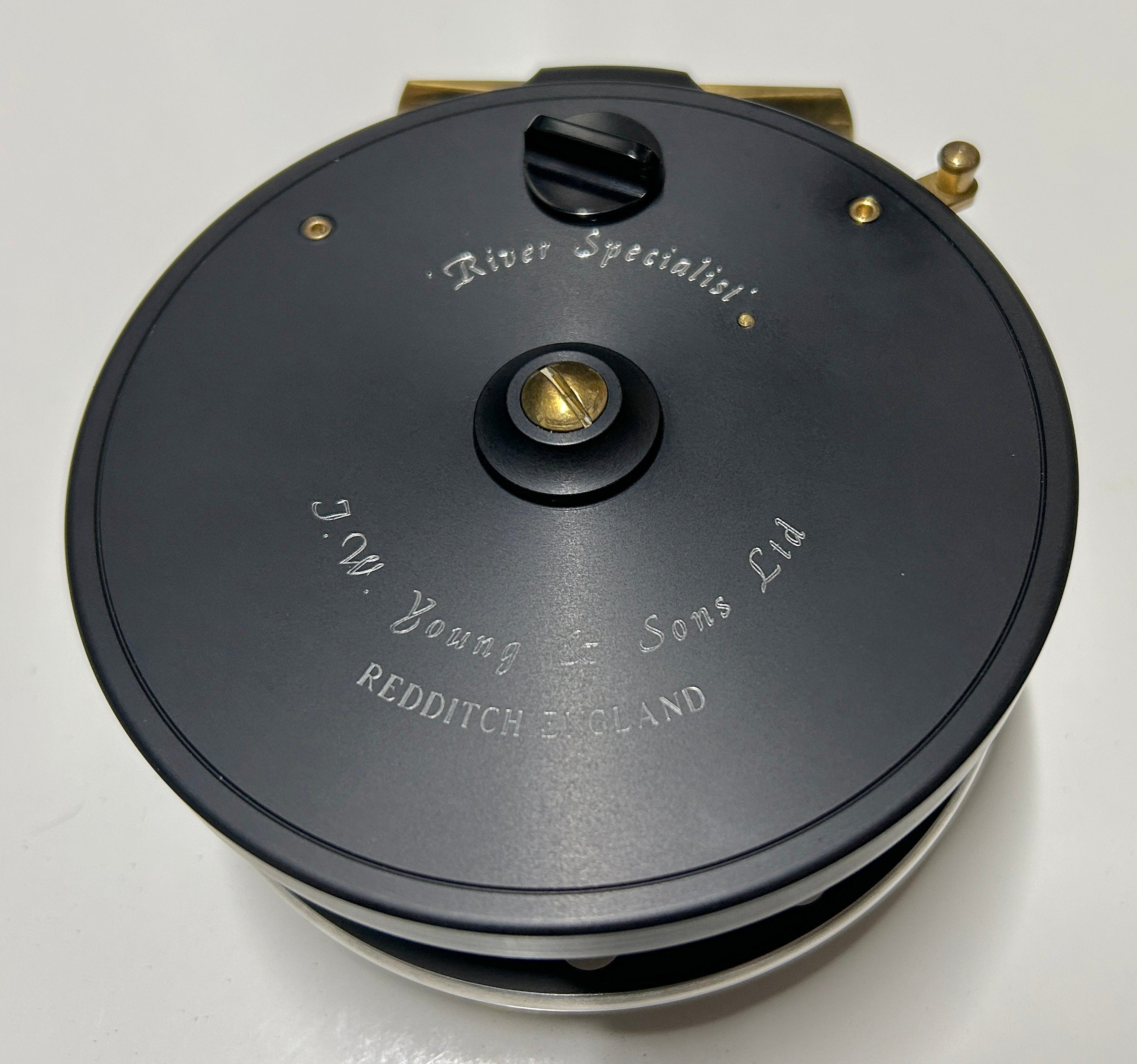 JW Young River Specialist 4.5" x 1" 29987 Centrepin Reel Serial No.0017