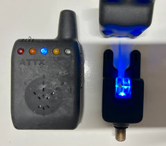 Atts i.W Underlit Bite Alarm Blue + Deluxe Receiver