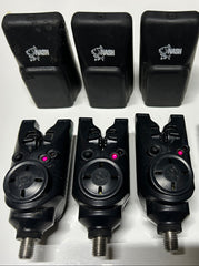 Nash Siren S5R Bite Alarms Purple X3 + Receiver