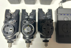 Nash Siren S5R Bite Alarms Purple X3 + Receiver