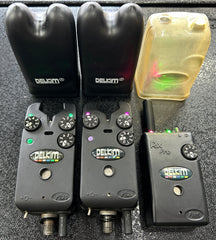 Delkim TXi Plus Bite Alarms X2 + RX Pro Plus Receiver