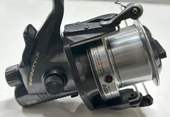 Daiwa Infinity X 5000 BR Reels + Weston Speed Caps + Line Clips X2