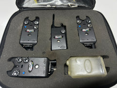 Delkim TXi Plus Bite Alarms + D-Loks + Snag Ears + Nitelites + Receiver