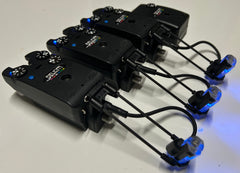 Delkim TXi Plus Bite Alarms + D-Loks + Snag Ears + Nitelites + Receiver