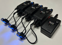 Delkim TXi Plus Bite Alarms + D-Loks + Snag Ears + Nitelites + Receiver