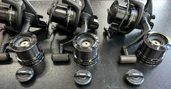 ESP Onyx Compact Big Pit Reels + Spare Spools X3