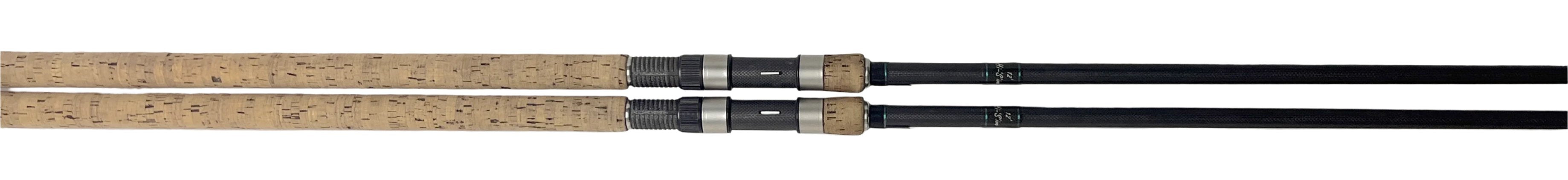Free Spirit Hi-S Ive 12ft 3.5lb Cork Handle Carp Rods X2
