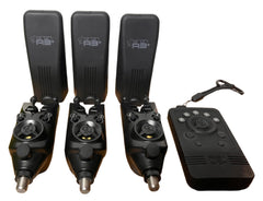 Nash Siren R3+ Bite Alarms 3 Rod Set T2993 + Siren Night Glo Bobbins *Ex-Display*