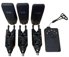 Nash Siren R3+ Bite Alarms 3 Rod Set T2993 + Siren Night Glo Bobbins *Ex-Display*