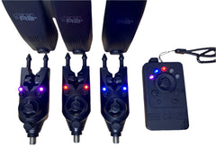 Nash Siren R3+ Bite Alarms 3 Rod Set T2993 + Siren Night Glo Bobbins *Ex-Display*