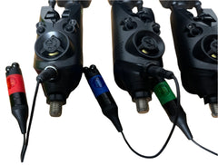 Nash Siren R3+ Bite Alarms 3 Rod Set T2993 + Siren Night Glo Bobbins *Ex-Display*