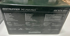 Shimano Baitrunner X-Aero 8000 RA Reels + Boxes + Spare Spools X2