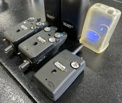 Delkim TXi Plus Bite Alarms White Blue + RX Pro Plus Receiver