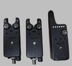 Delkim TXi-D Bite Alarms Red & Blue + Snag Ears + RX-D Receiver