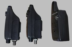 Delkim TXi-D Bite Alarms Red & Blue + Snag Ears + RX-D Receiver