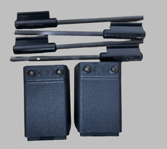 Delkim TXi-D Bite Alarms Red & Blue + Snag Ears + RX-D Receiver