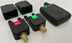 ATTS i.W Bite Alarms Green & Red + ATTX Deluxe Receiver
