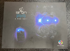 Nash Siren R4 Bite Alarms 2 Rod Set T2982 + Night Glo Bobbins + Night Glo Swingers