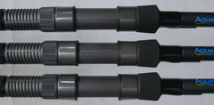 Aqua Products Atom 10ft 3.25lb Duplon Carp Rods X3 + Cotswold Rod Bag