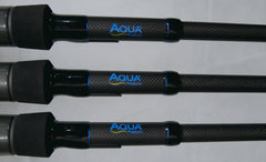 Aqua Products Atom 10ft 3.25lb Duplon Carp Rods X3 + Cotswold Rod Bag
