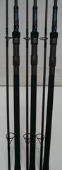 Aqua Products Atom 10ft 3.25lb Duplon Carp Rods X3 + Cotswold Rod Bag