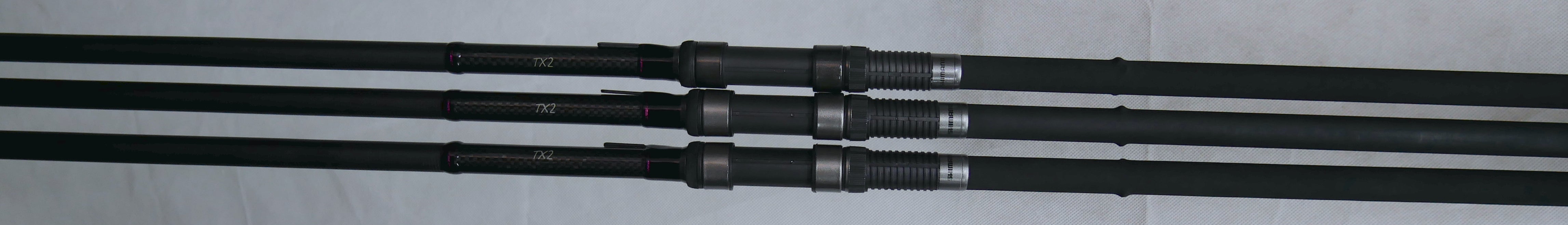 Shimano TX2 Specimen 12ft 3.25lb Carp Rods X3