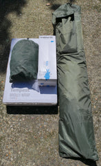 Trakker Tempest Brolly Mk1 + Mozzi + Skull Cap + G/S + Wrap *Ex-Display*