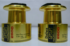 Daiwa Tournament Whisker SS 2600 Reels X2 + Weston Spools + Stickers + Handles + Speed Caps