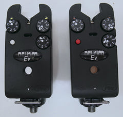 Delkim EV Plus Bite Alarms Red & White + D-Lok's