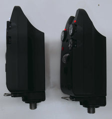 Delkim EV Plus Bite Alarms Red & White + D-Lok's